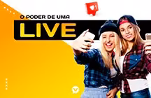 Capa editorial: O poder das Lives no Instagram