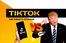 Capa editorial: TikTok vai processar Donald Trump; entenda
