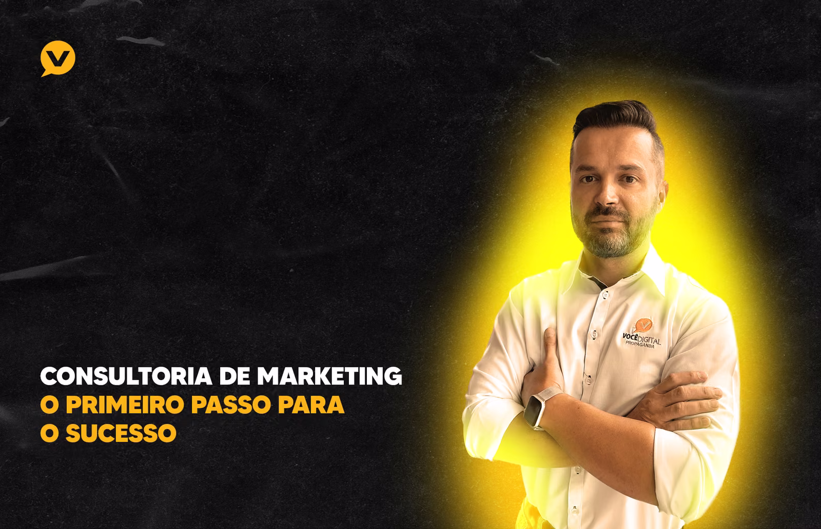 Capa editorial: Consultoria de Marketing: o primeiro passo para o sucesso