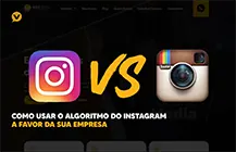 Capa editorial: Como usar o algoritmo do Instagram a favor da sua empresa