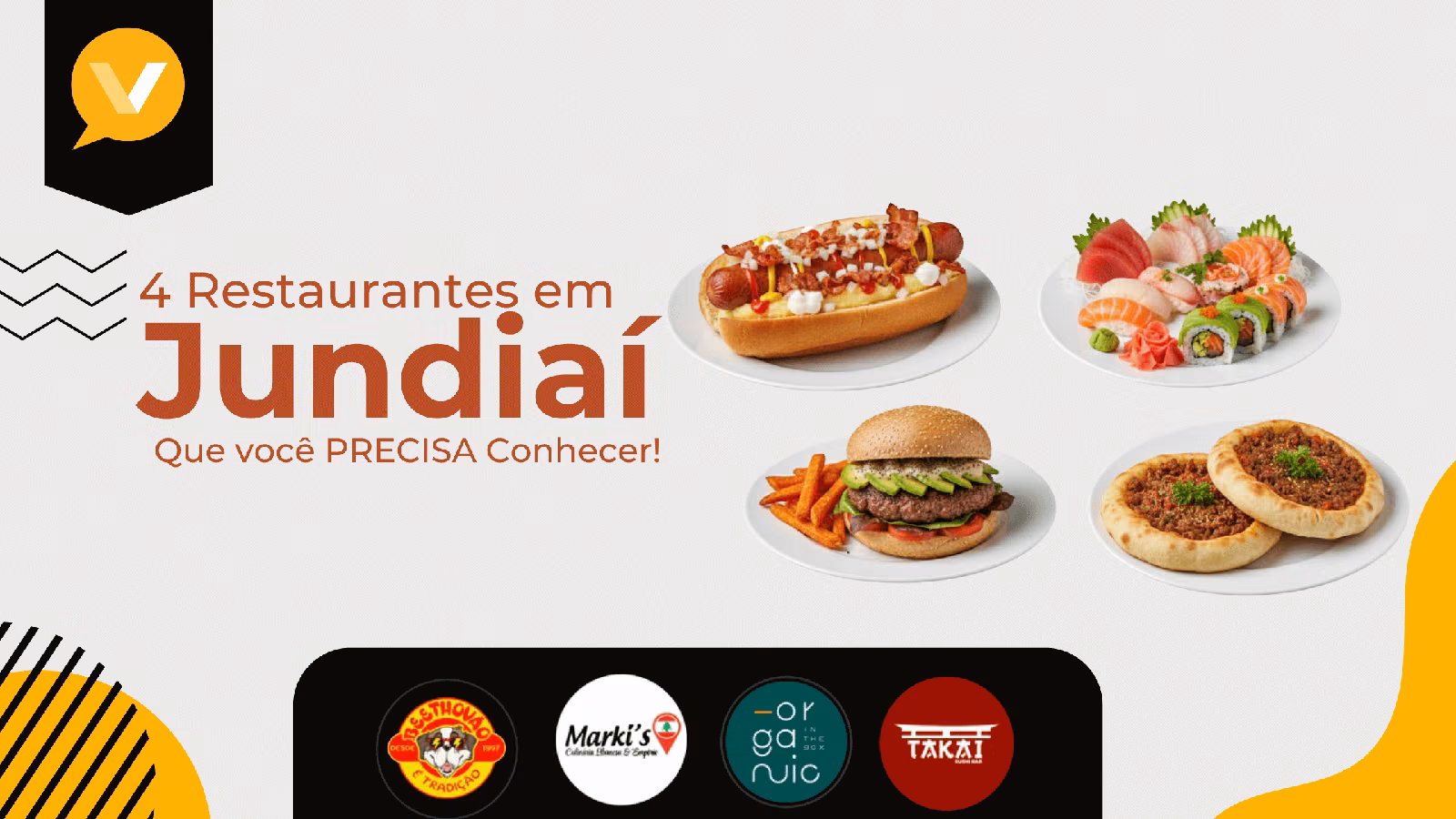 Capa editorial: 4 Restaurantes em Jundiaí que Você PRECISA Conhecer!