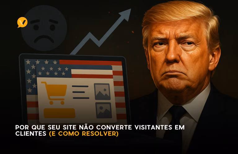 Capa editorial: Por que seu site não converte visitantes em clientes (e como resolver)