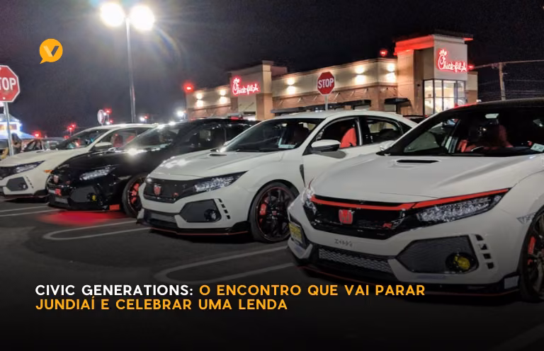Capa editorial: Civic Generations: O Encontro que Vai Parar Jundiaí e Celebrar uma Lenda