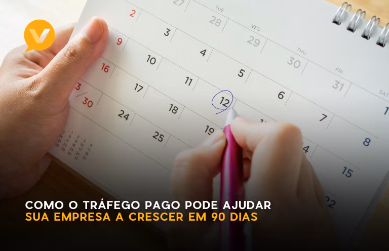 Capa editorial: Como o Tráfego Pago Pode Ajudar Sua Empresa a Crescer em 90 Dias