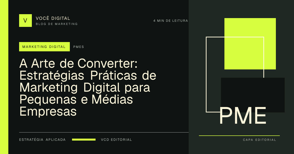 Capa editorial: A Arte de Converter: Estratégias Práticas de Marketing Digital para Pequenas e Médias Empresas