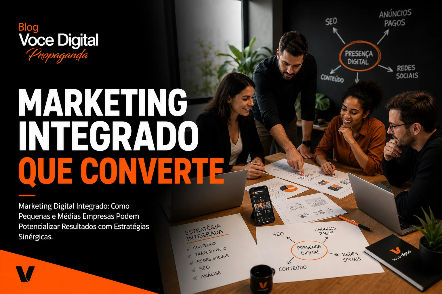 Capa exclusiva: Marketing Digital Integrado: Como Pequenas e Médias Empresas Podem Potencializar Resultados com Estratégias Sinérgicas