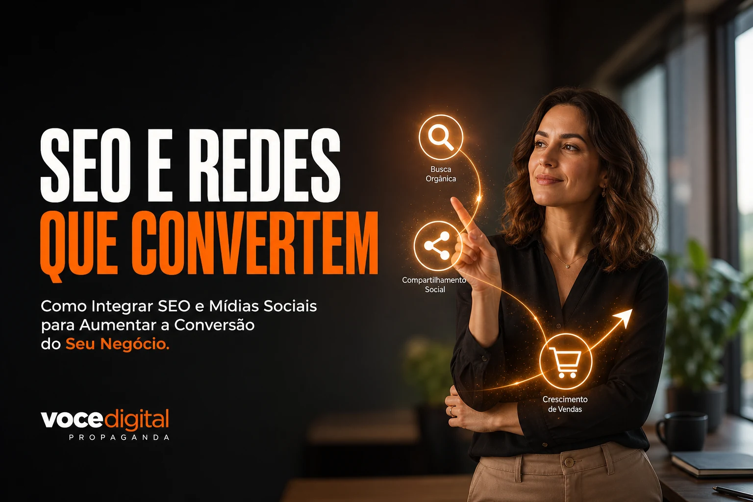 Capa exclusiva: Como Integrar SEO e Mídias Sociais para Aumentar a Conversão do Seu Negócio
