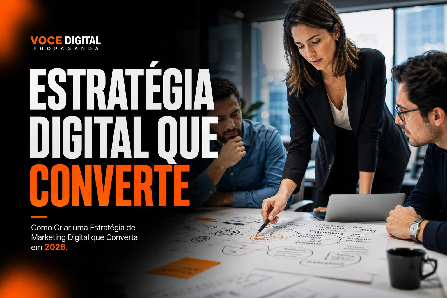 Capa exclusiva: Como Criar uma Estratégia de Marketing Digital que Converta em 2026