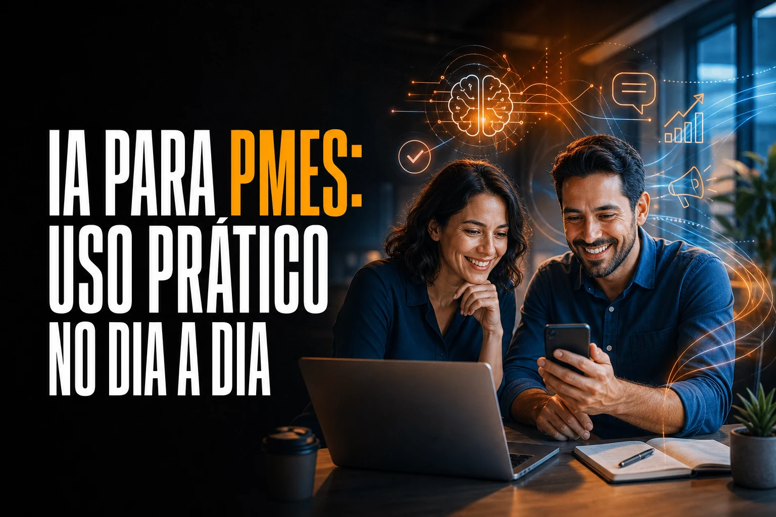 Capa exclusiva: IA para PMEs: como usar ChatGPT e Gemini no dia a dia