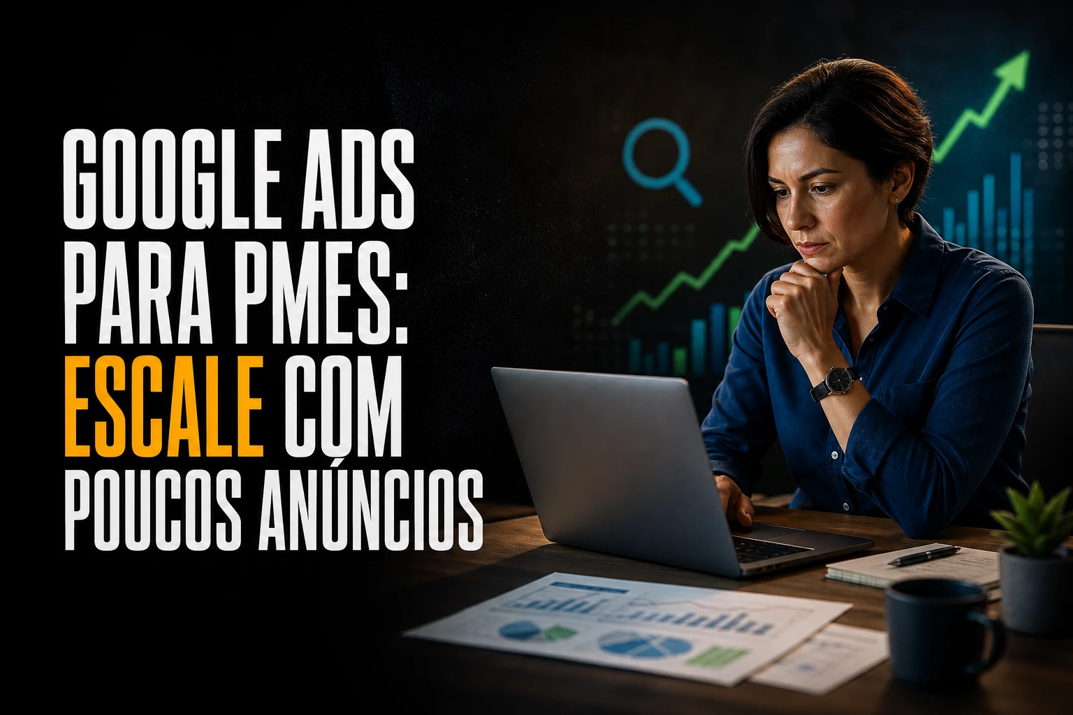 Capa exclusiva: Google Ads para PMEs: como escalar campanhas com poucos anúncios