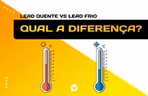 Capa editorial: O que são leads quentes e frios?